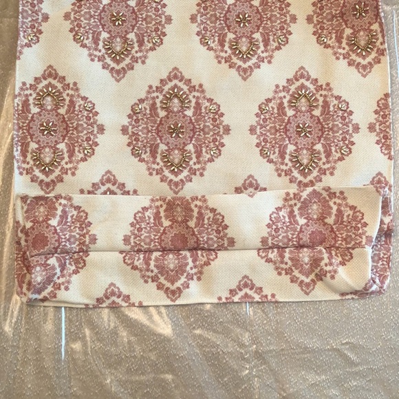 REUSABLE TOTE, Gold Beaded, Polyester, New - Picture 7 of 12